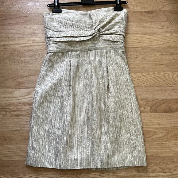 slim fit dress slacks TIBI Gold Sequin Mini Dress US 8 main image 0